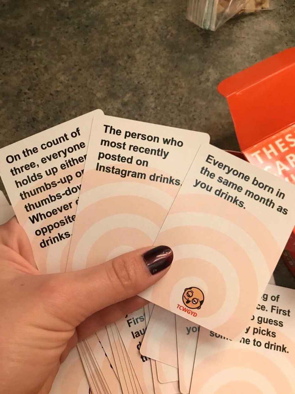 Awestuffs These Cards will Get You Drunk Fun Adult Drinking Game for Parties