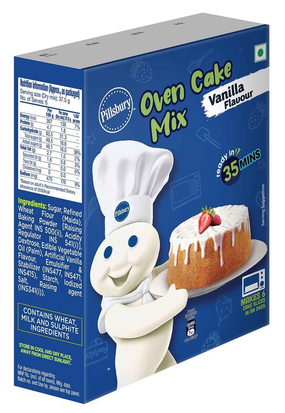 Pillsbury Oven Cake Mix | Vanilla
