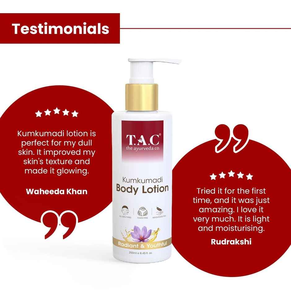 Tac - The Ayurveda Co Kumkumadi Body Lotion