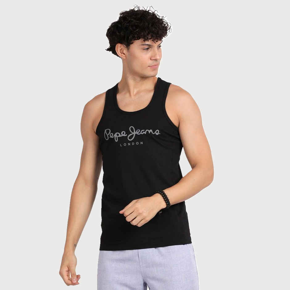 Pepe Jeans 100% Cotton Men's Vest - L | Comfortable Fit
