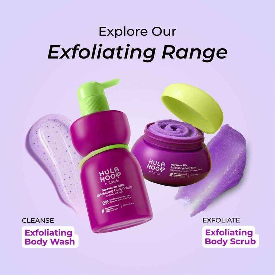Hula Hoop Exfoliating Body Wash by Foxtale