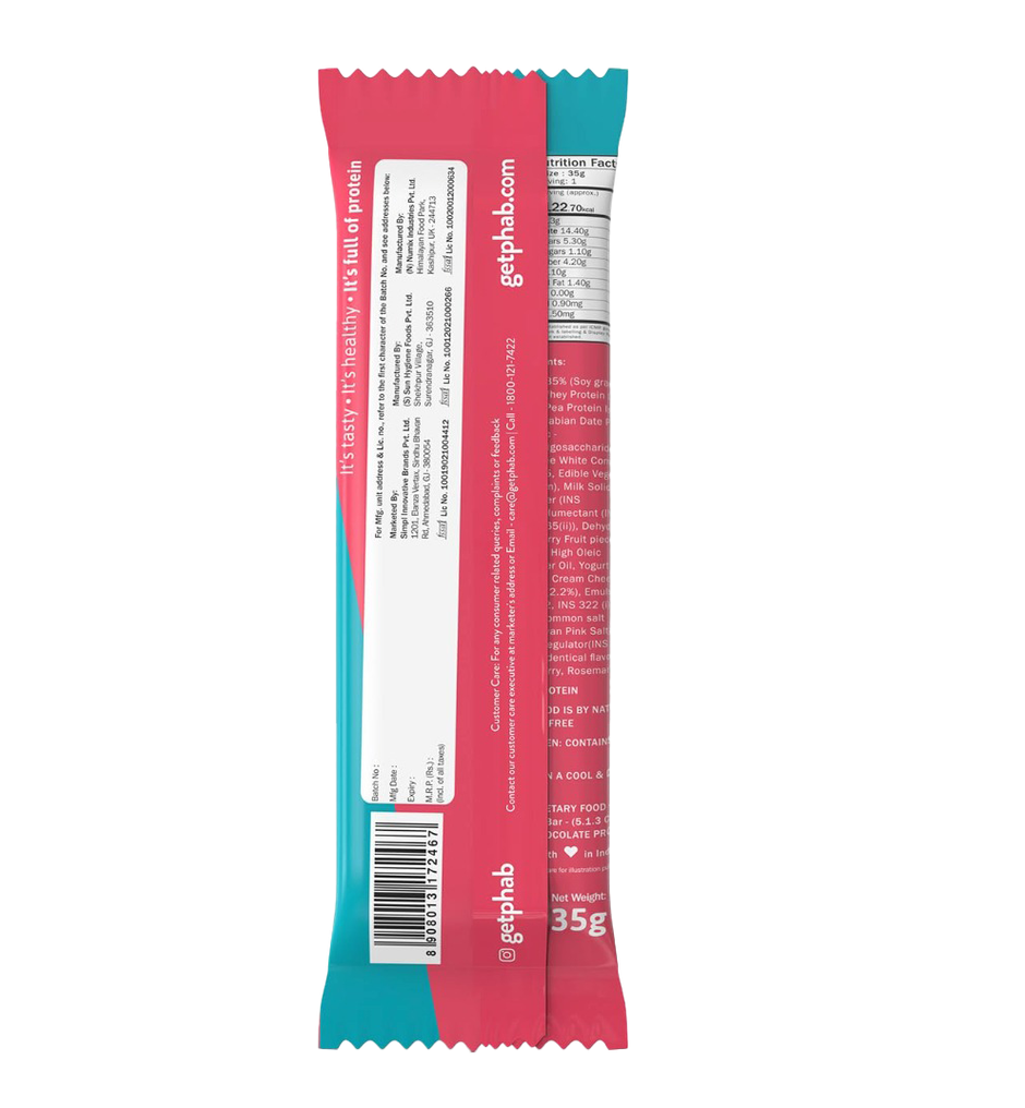 Phab 11g Protein Bar - Strawberry & Greek Yogurt