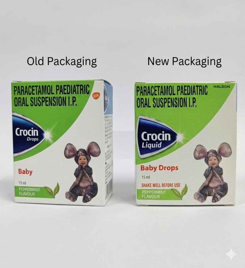 Crocin Peppermint Flavour Baby Drop