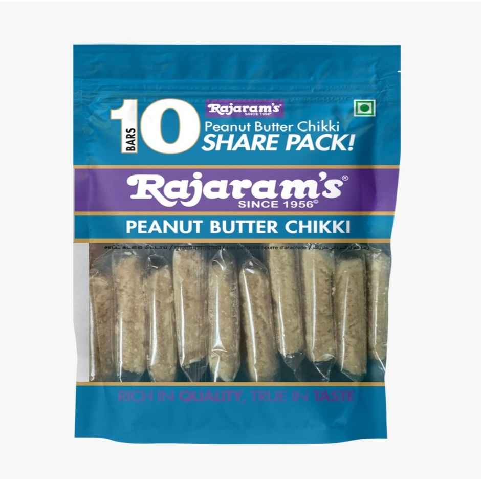 Rajaram's Peanut Butter Chikki | Share Pack of 10 Combo