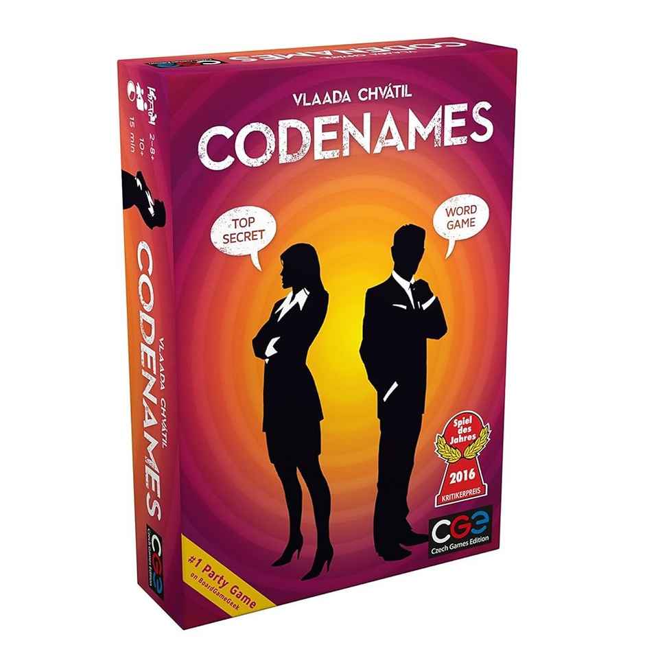 Awestuffs Codenames Board Game for Adults and Kids