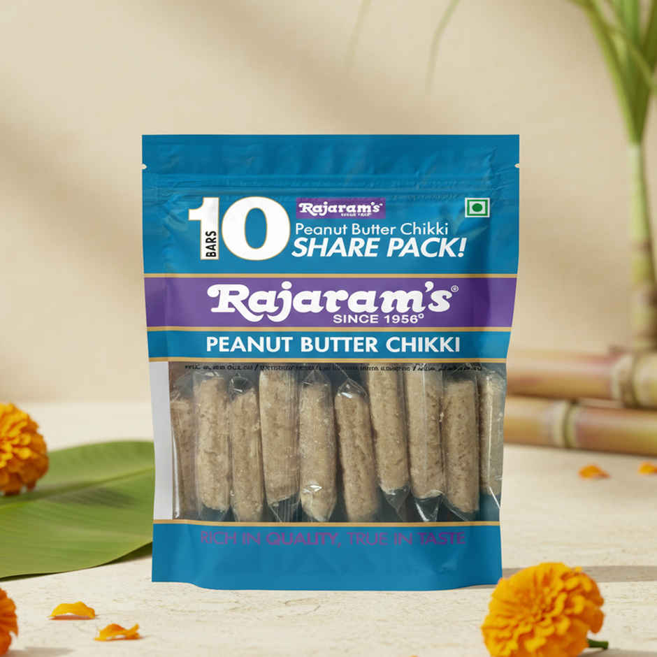 Rajaram's Peanut Butter Chikki | Share Pack of 10 Combo