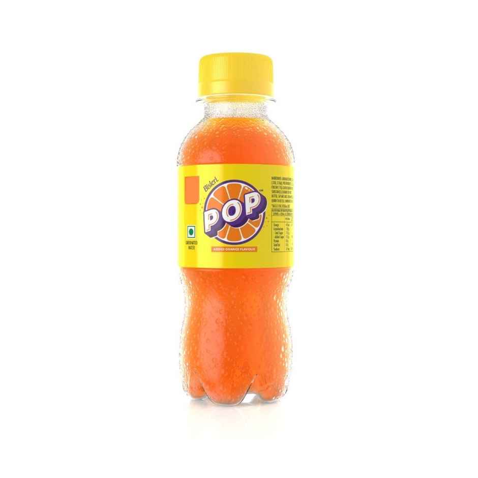 Bisleri Pop Orange Soft Drink Combo 