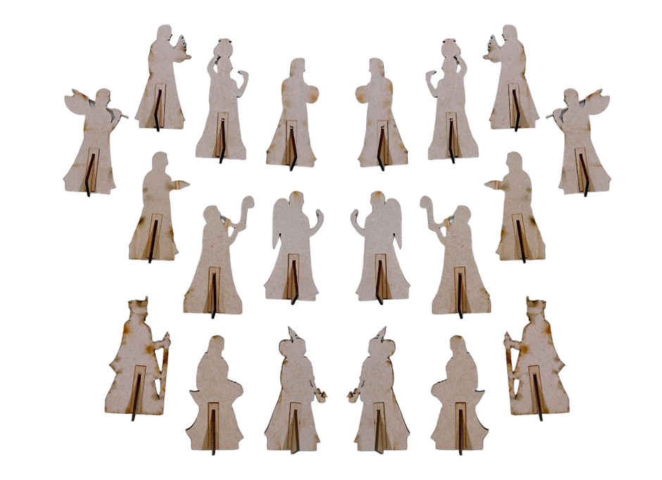 Divine Vibes Gopi Icons MDF Set