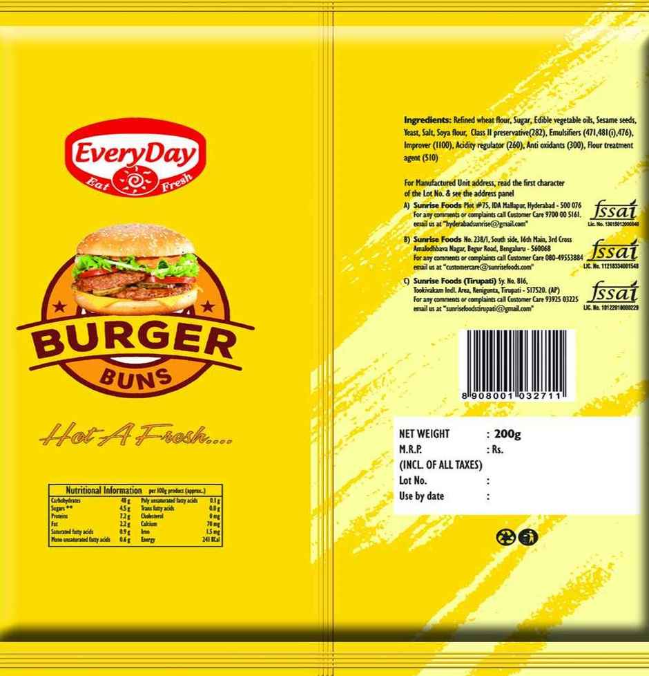 Every Day Burger Buns