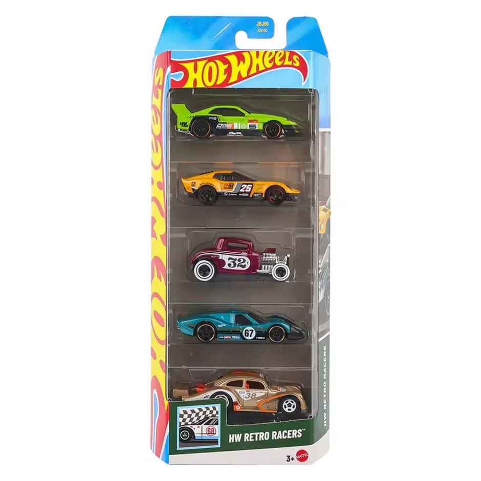 Hot Wheels 5-Car Pack - Collector's Dream for Kids Ages 3+ (Assorted)