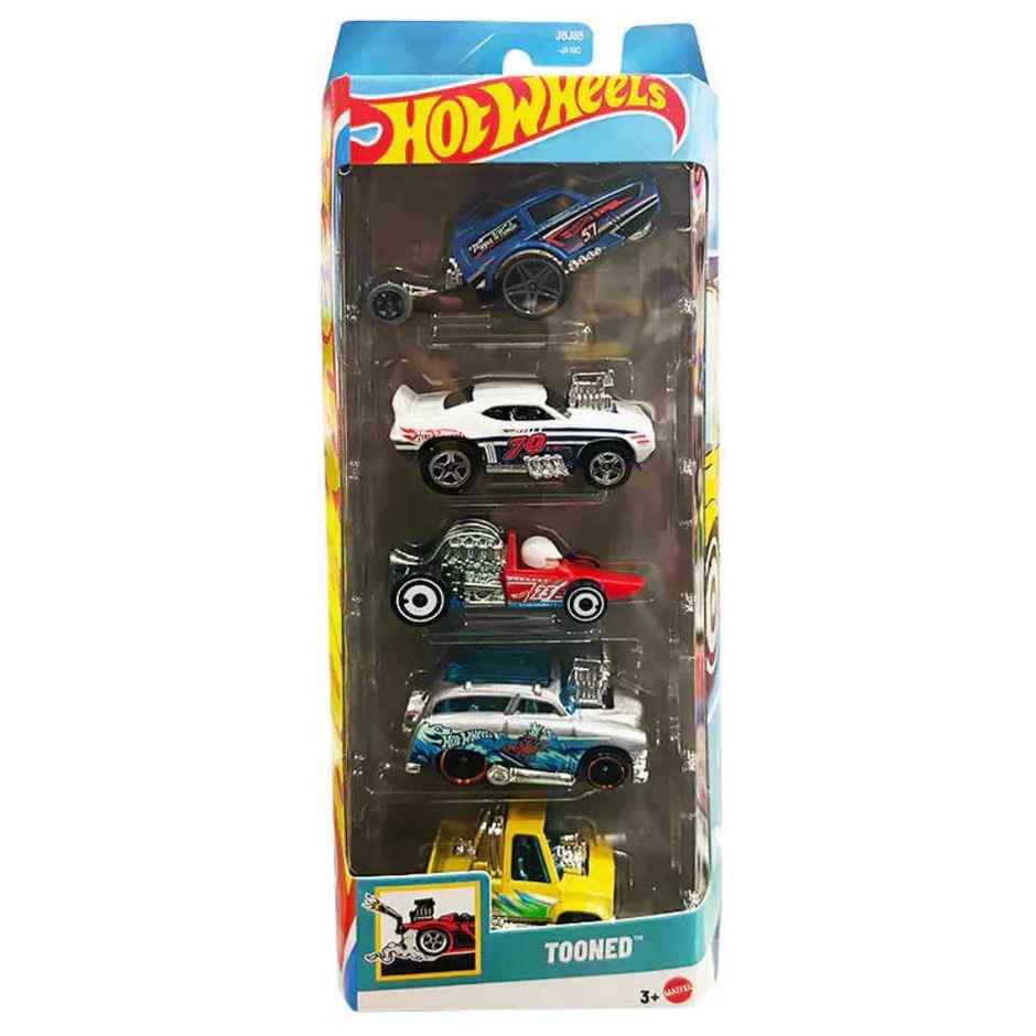 Hot Wheels 5-Car Pack - Collector's Dream for Kids Ages 3+ (Assorted)