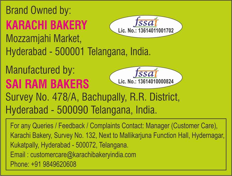 Karachi Bakery Double Delightt Fruits and Pista Dry Fruit Biscuits | Trans Fat-free Combo