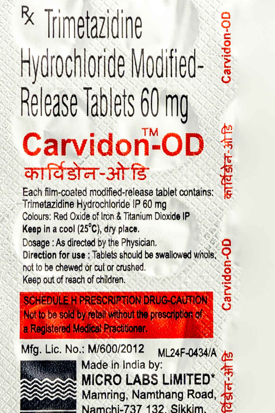 Carvidon-OD Tablet MR