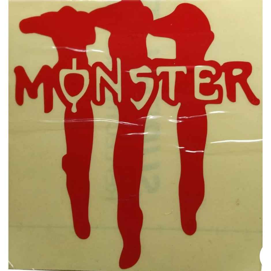 Divine Vibes Monster Car Sticker | Pack of 2