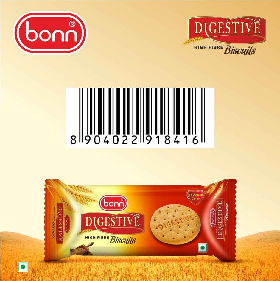 Bonn Digestive High Fiber Biscuits Healthy and High Fiber Cookies