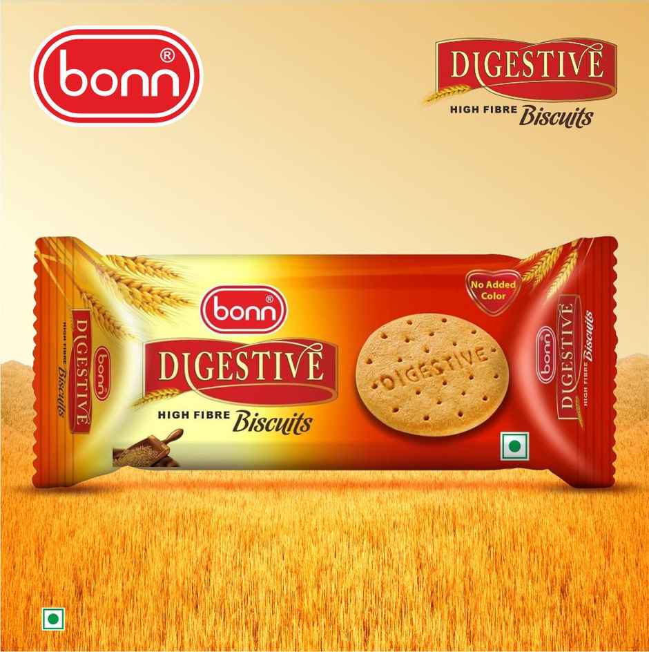 Bonn Digestive High Fiber Biscuits Healthy and High Fiber Cookies