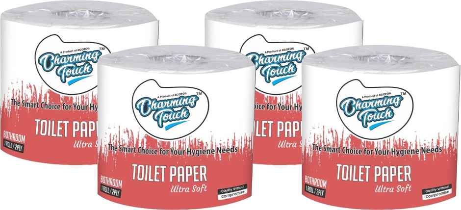 Charming Touch 2 Ply Toilet Roll | Pack 4 - 300 Pulls
