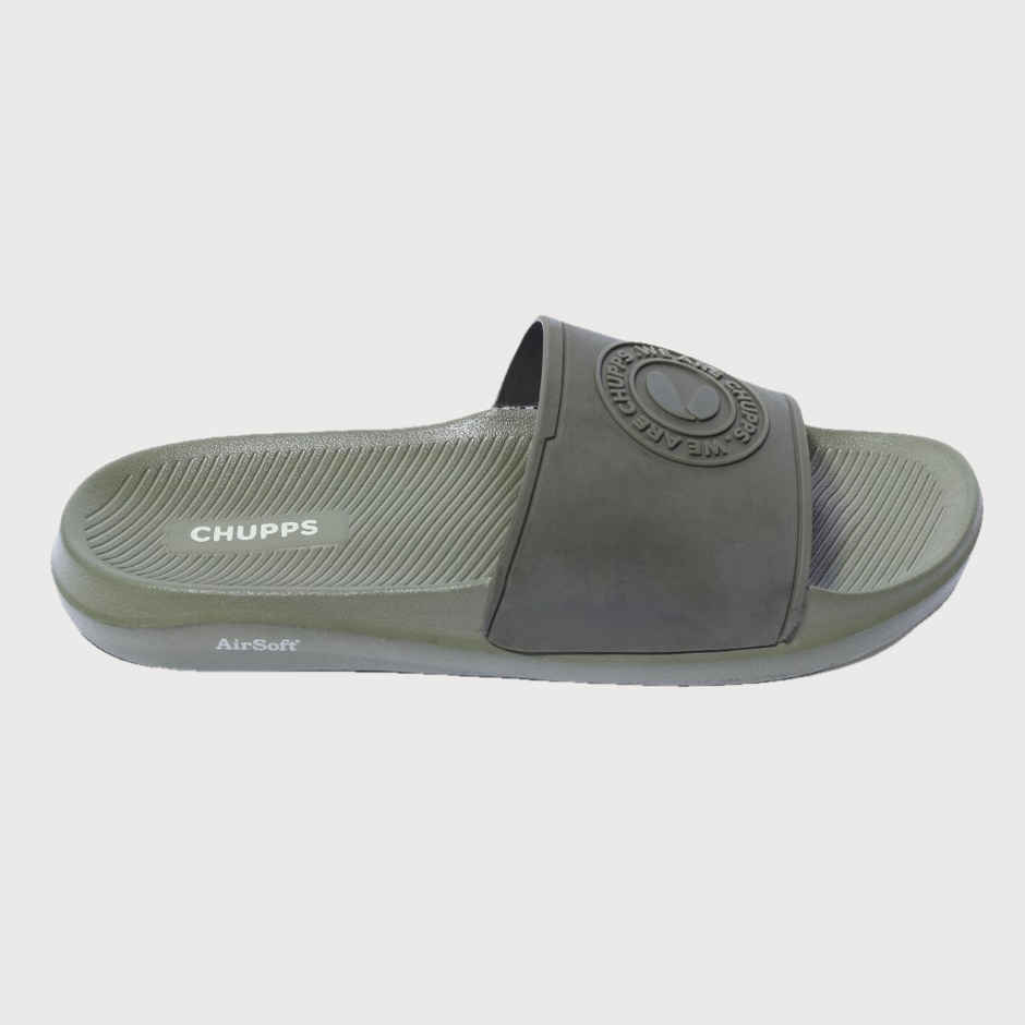 Chupps Tone Olive Men's Casual Slider - UK 6