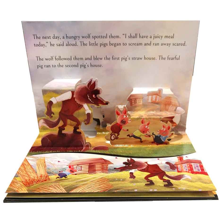 My First Pop-up Fairy Tales - Three Little Pigs - Pop Up Books for Children
