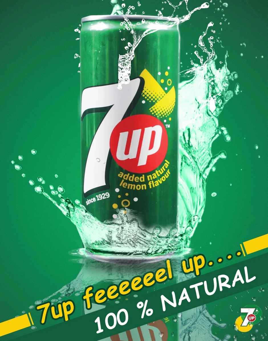7Up Soft Drink Can