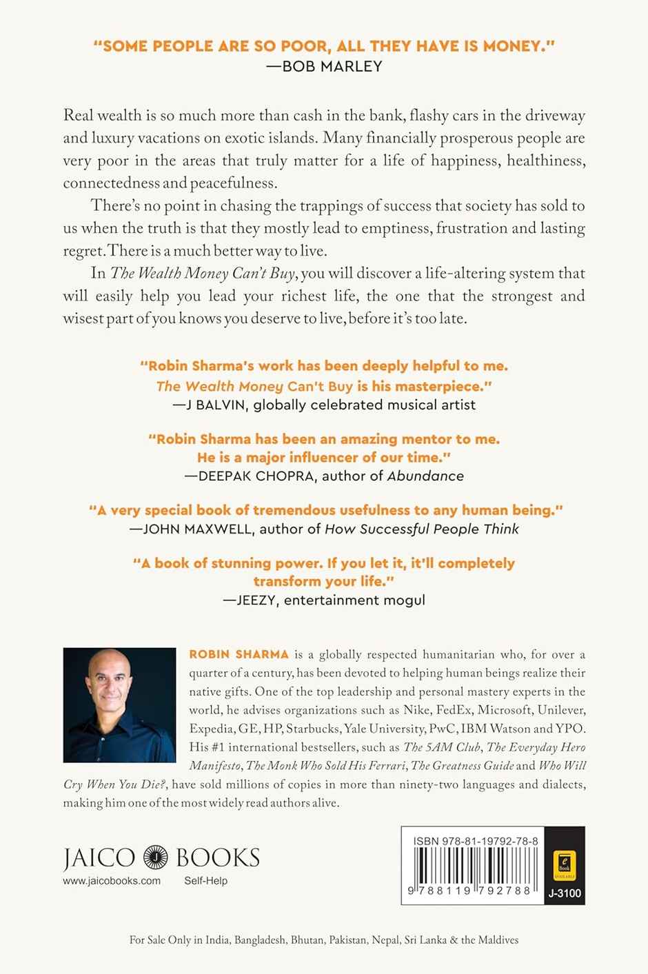 The Wealth Money Can't Buy