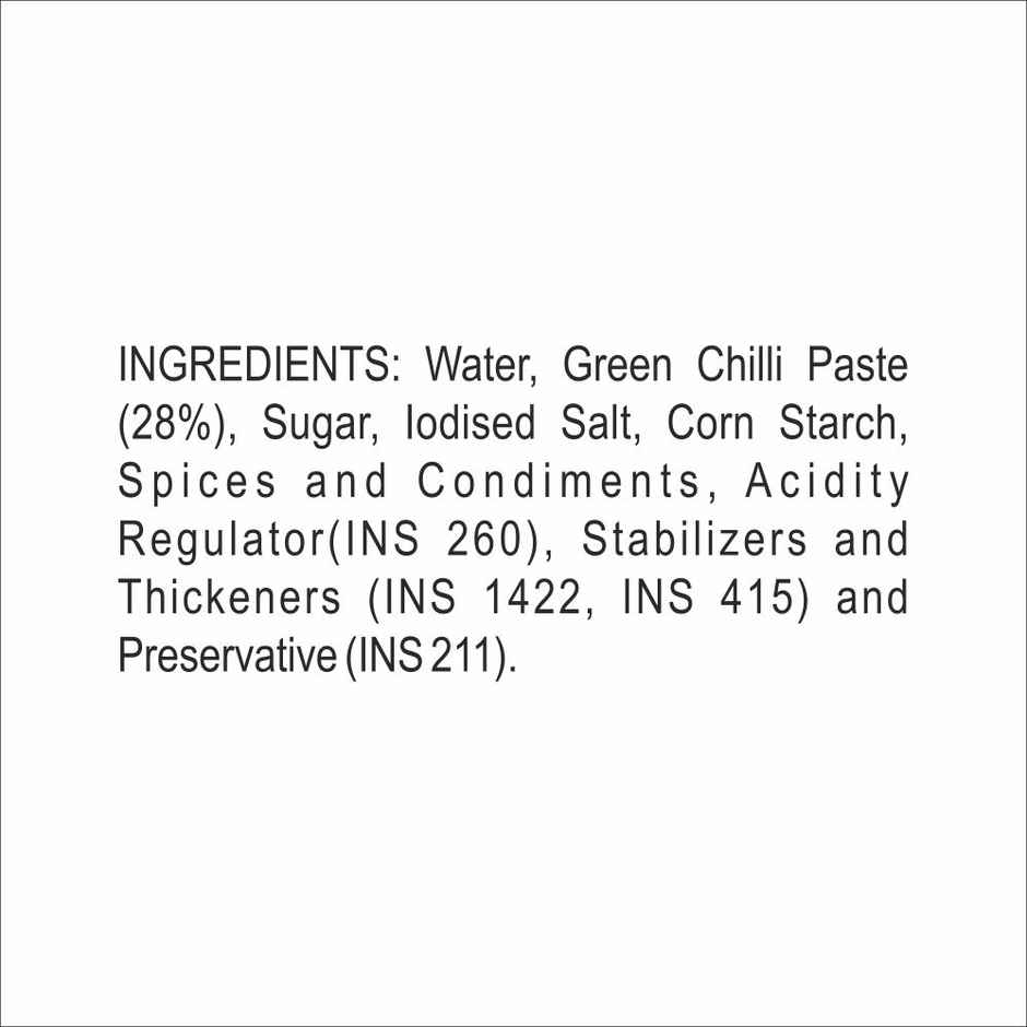 Nilon's Green Chilli Sauce