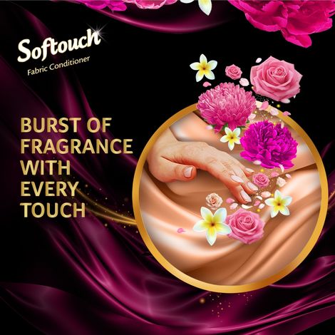 Softouch Rose and Jasmine 2X French Perfume After Wash Fabric Conditioner