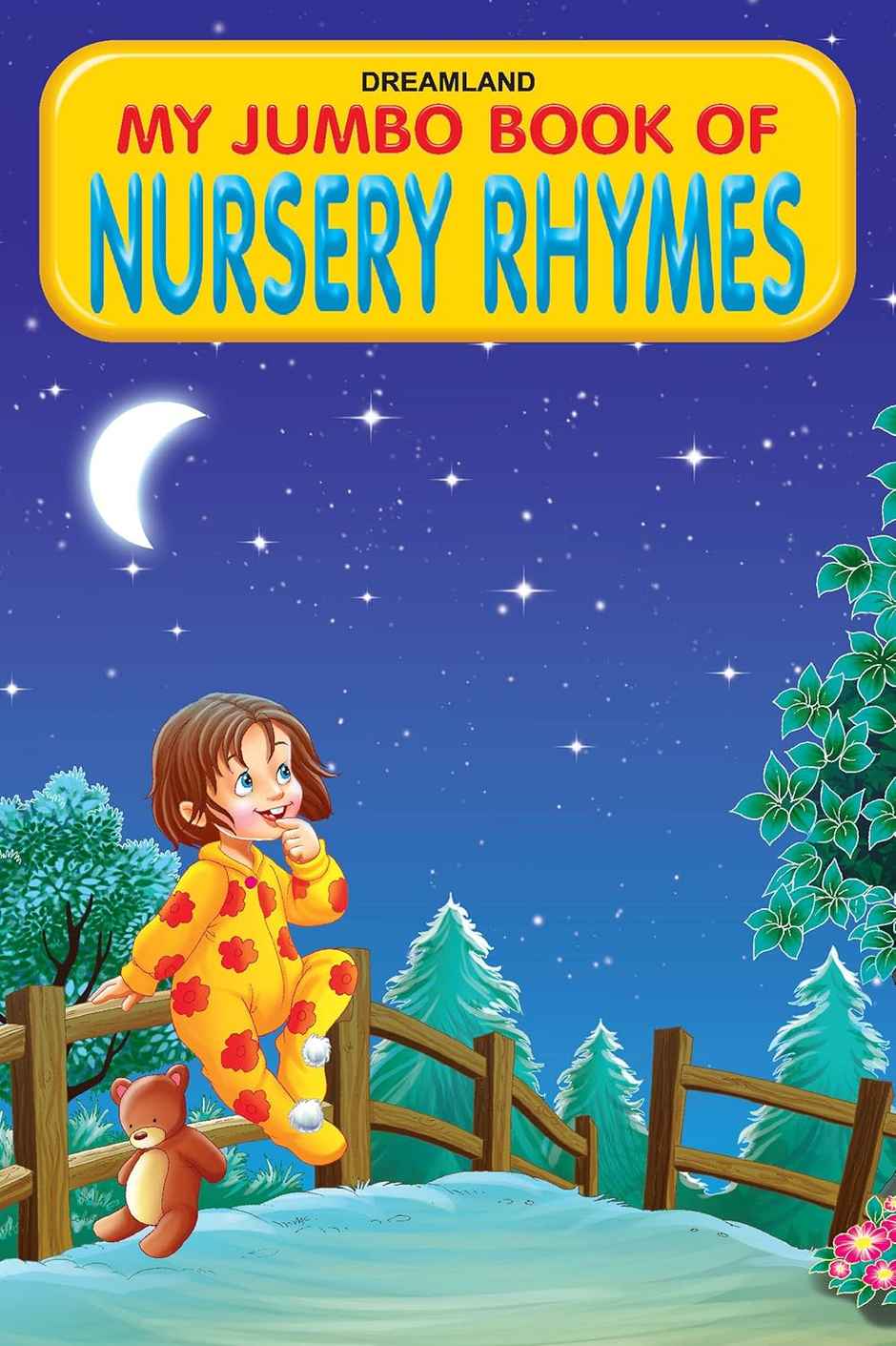 Nursery Rhymes Jumbo Picture Book - A3 Size Book with 31 Rhymes for Early Learners