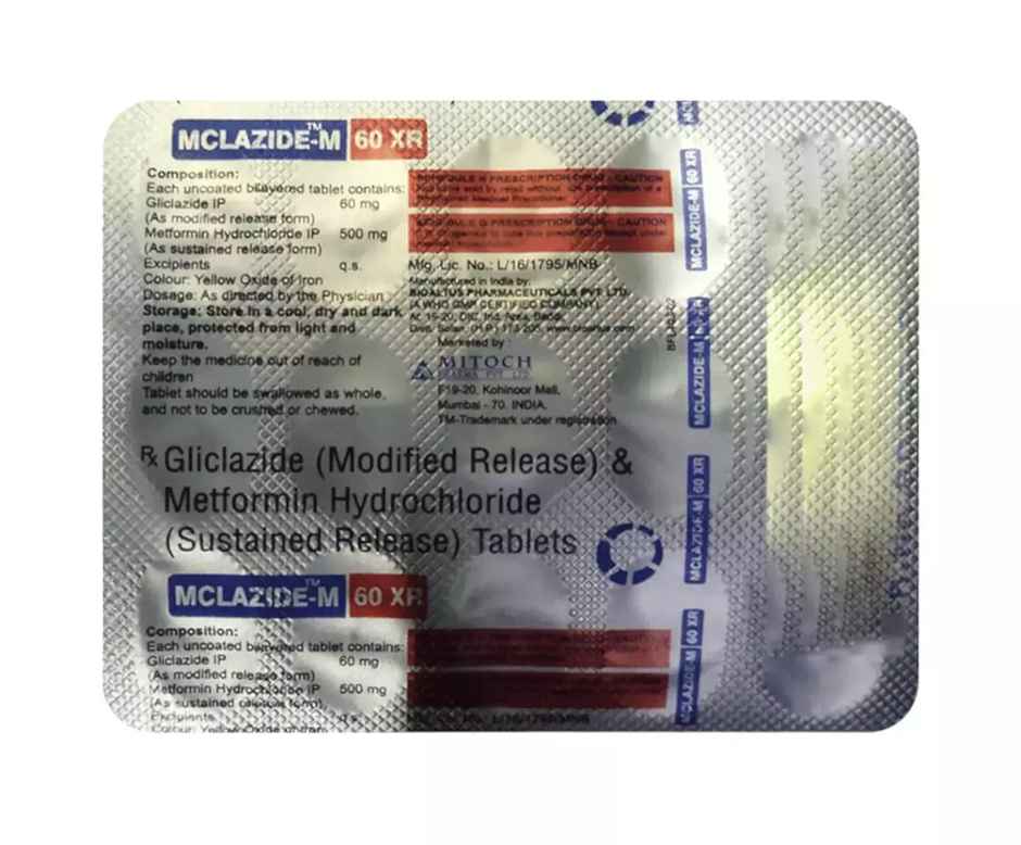 Mclazide-M 60 XR Tablet