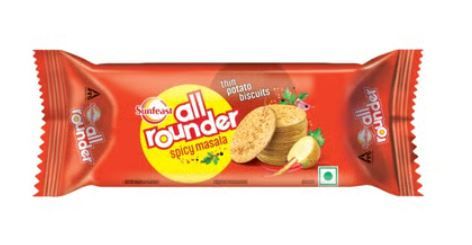 Sunfeast All Rounder Crunchy Potato Biscuit Spicy Masala Flavour