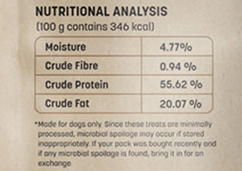 HUFT Dehydrated Chicken Feet Dog Treat