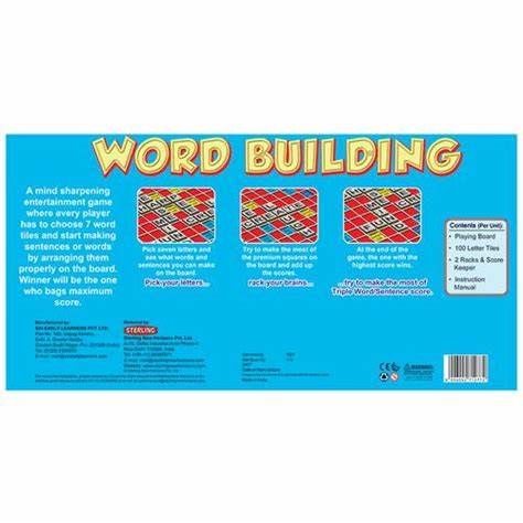 Sterling Board Game - Word Building