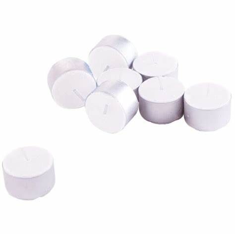 Se7en Tealight Candles White - Pack Of 9