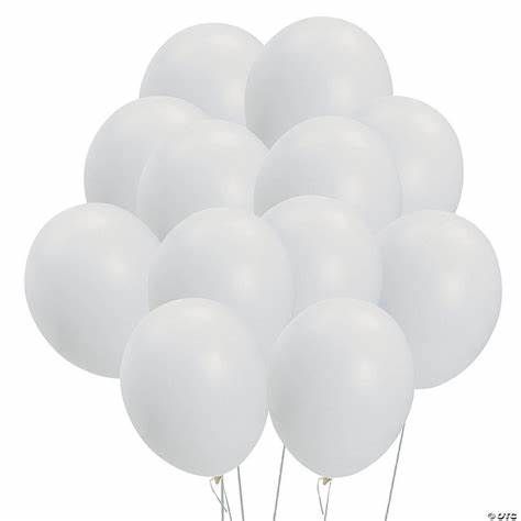 Balloons - White