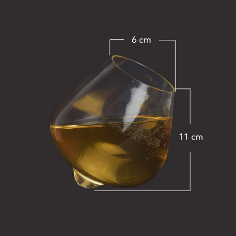 The Artment Tip Toe Shell Set Of 4 Drinking Glasses For Whisky | 230 ml