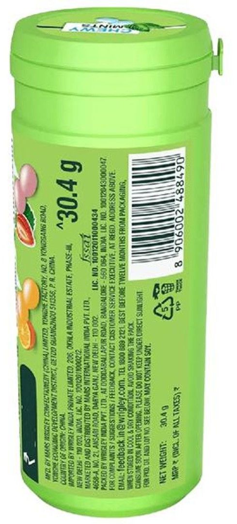 Doublemint Peppermint Chewy Mints Tube
