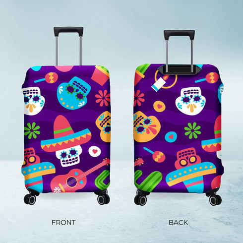 Nasher Miles Polyester Luggage Cover - 24 Inch | Carnival