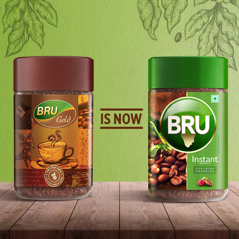 Bru Arabica and Robusta Pure Instant Pure Coffee