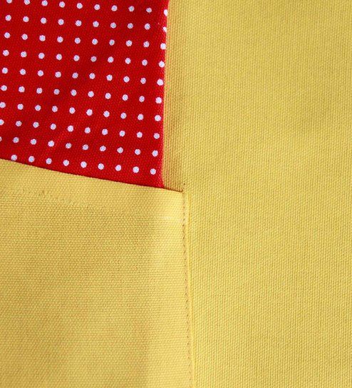Lushomes Table Mats and Napkins - Yellow and Red | Placemats 13 x 19 inch | Napkins 16 x 16 inch