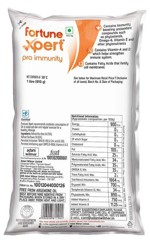 Fortune Xpert Pro Immunity Oil