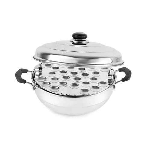 Softel�Stainless Steel Multi Kadai | 6-Pieces | Silver | 4 Litre