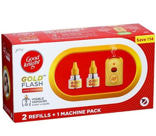 Goodknight Flash Liquid Vaporizer, Mosquito Repellent - Combo Pack 90 ml Combo
