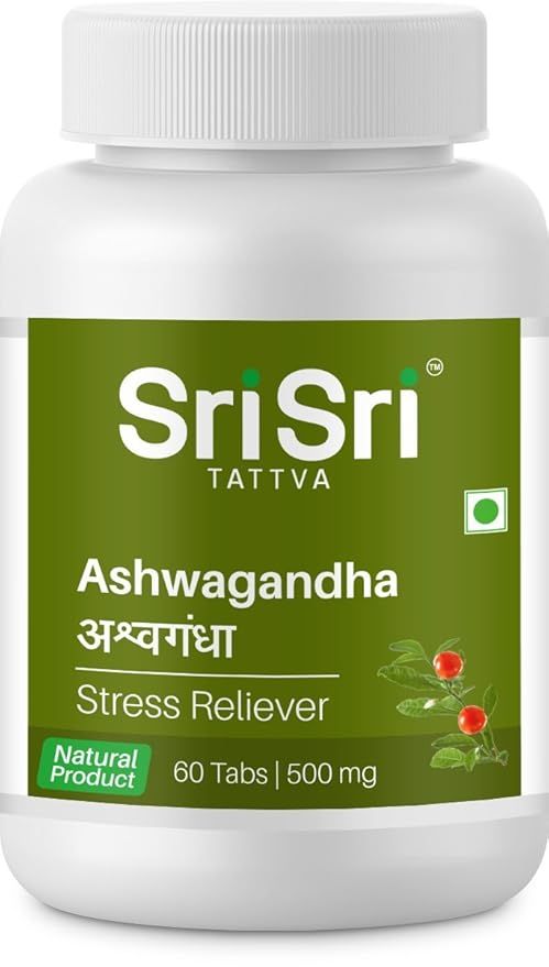 Sri Sri Tattva Ashwagandha 500mg Tablet