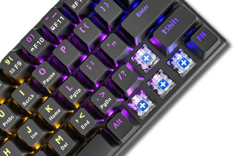 Intex ITWLKBM02 RGB Lighting | Caliber Plus Mechanical Wireless Keyboard