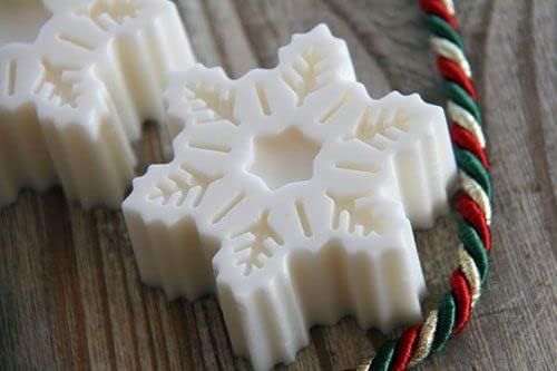 Hola Candles Snowflake Candle Assorted Colours - Jasmin| Rakhi Gift for Brother & Sister