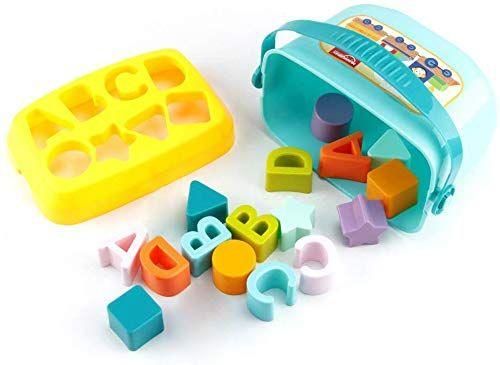 Toyshine Baby'S First Shape Sorting Blocks Learning- Educational Activity Toys Blocks - Multicolor