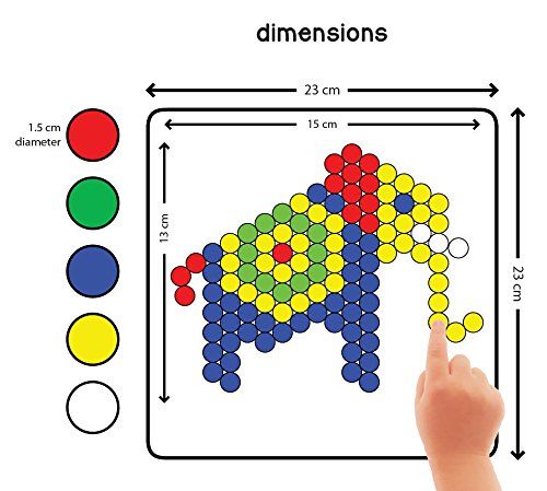 Play Panda Magnetic Puzzles (small) Circles with 250 Magnets & 100 Puzzles