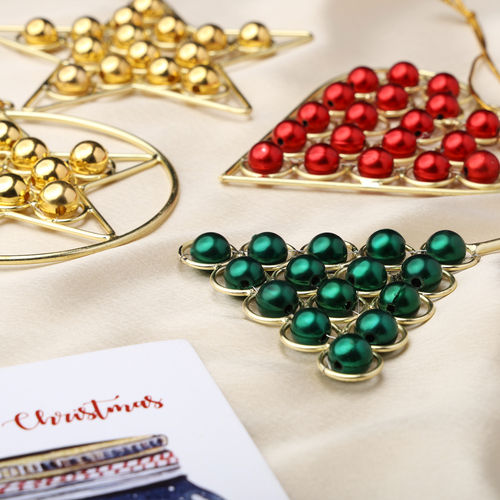 Urban Born Pack Of 4 Assorted Christmas Hanging Ornaments