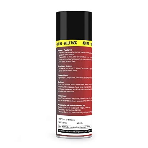 Shadow Securitronics Tom Cat No Entry Rat Repellent Car Spray | Odour-Free