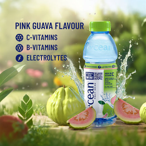 O'cean Beverages Pink Guava Flavoured Water
